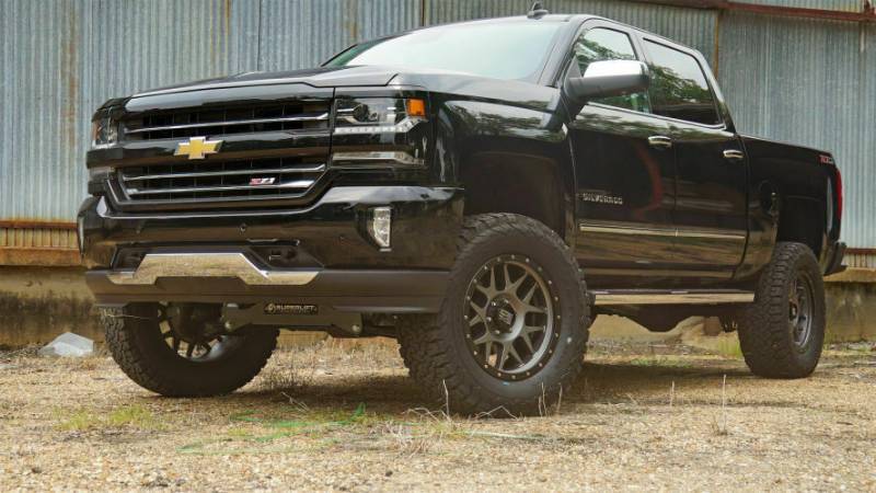 SUPERLIFT 2014-2018 Chevrolet Silverado GMC Sierra 1500 2019 Silverado 1500 Legacy Sierra 1500 Limited 2Wd Lift Kit 6.5 Inch Al or SS Ctrl Arms With with Bilstein shocks Rr Shocks K181B/86040X2