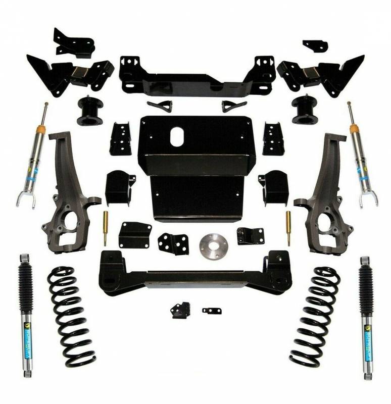 SUPERLIFT 2014-2018 Dodge Ram 1500 Diesel 2012-2018 Ram 1500 Gas 2019 Ram 1500 Classic Diesel Gas 4WD With Bilstein Front Struts Rear Shocks 4" Lift Kit K119B/86040X4