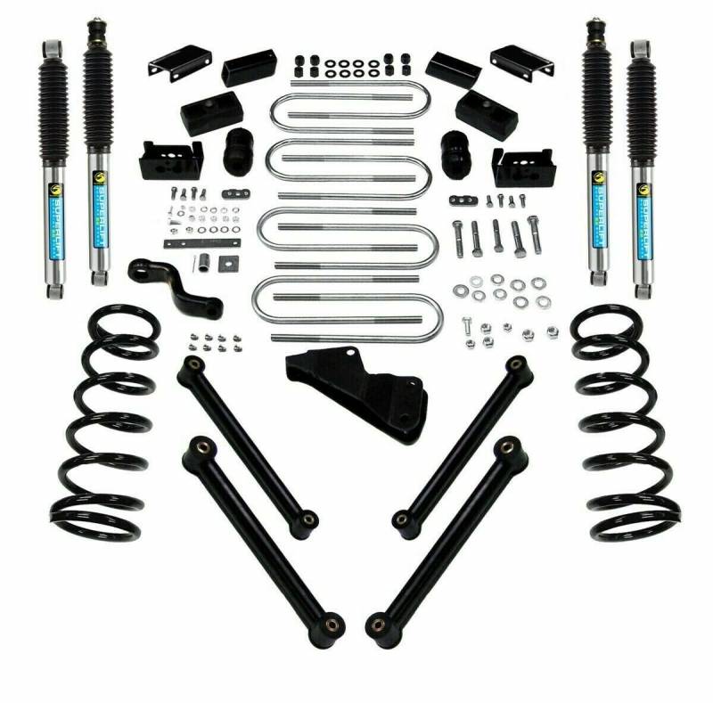 SUPERLIFT 2006-2007 Dodge Ram 2500 3500 4WD 5.9L Cummins Diesel with Bilstein Shocks Lift Kit 6" K823B/86040X4