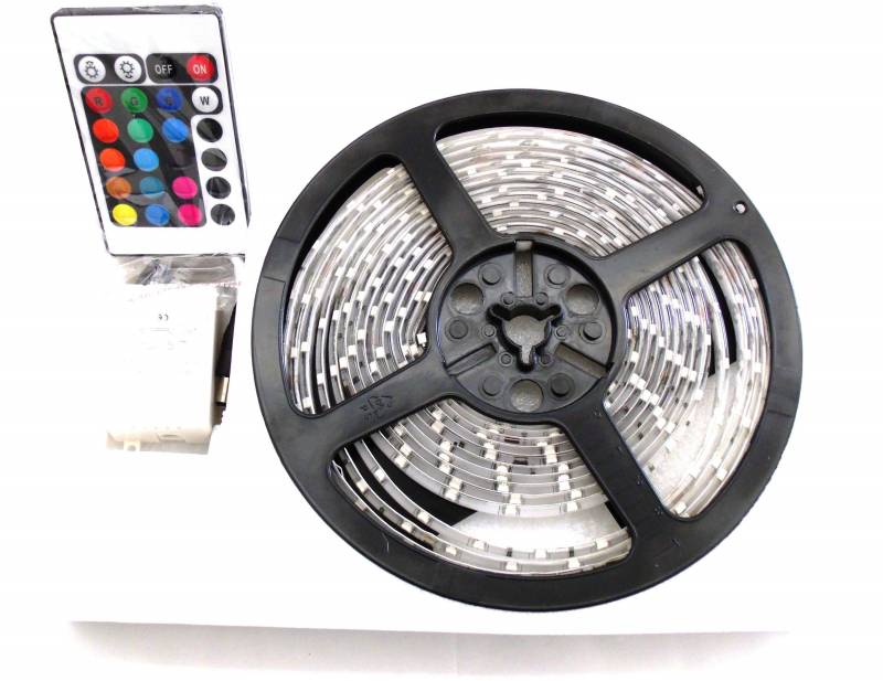 Race Sport 16FT RGB Multi Color 5050 LED Custom Tape Strip With Remote RS-16FT-5050-RGB