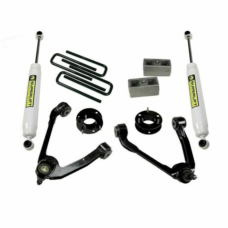SUPERLIFT 2007-2016 Chevrolet Silverado Gmc Sierra 1500 Lift Kit 3.5 Inch Steel Upper Arm 2Wd 3850