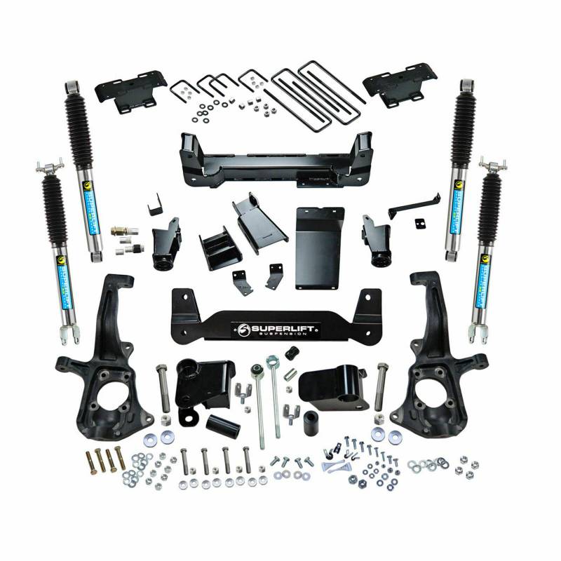 SUPERLIFT 2011-2019 Chevrolet Silverado Gmc Sierra 2500 3500 HD 4WD 6" Suspension Lift Kit With Bilstein Shocks K150B