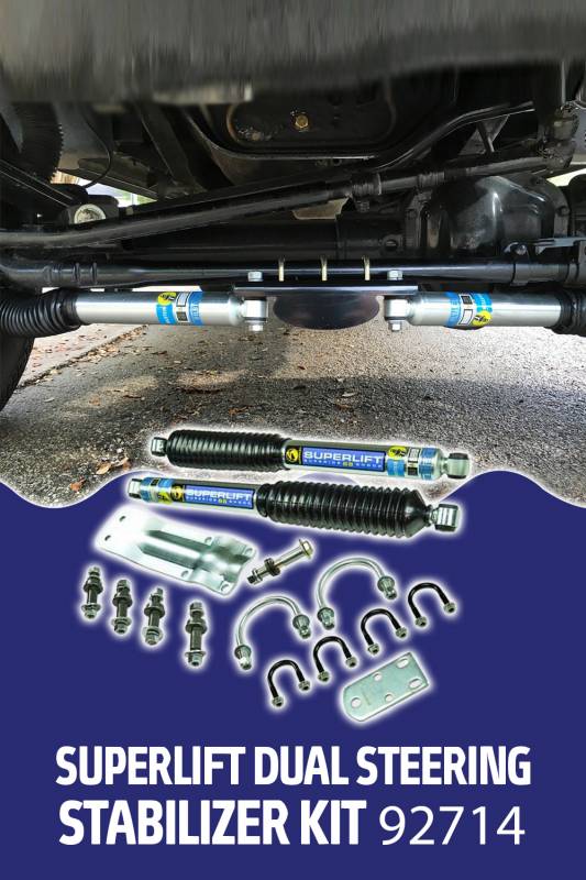 SUPERLIFT Dual Steering Stabilizer Kit 92714