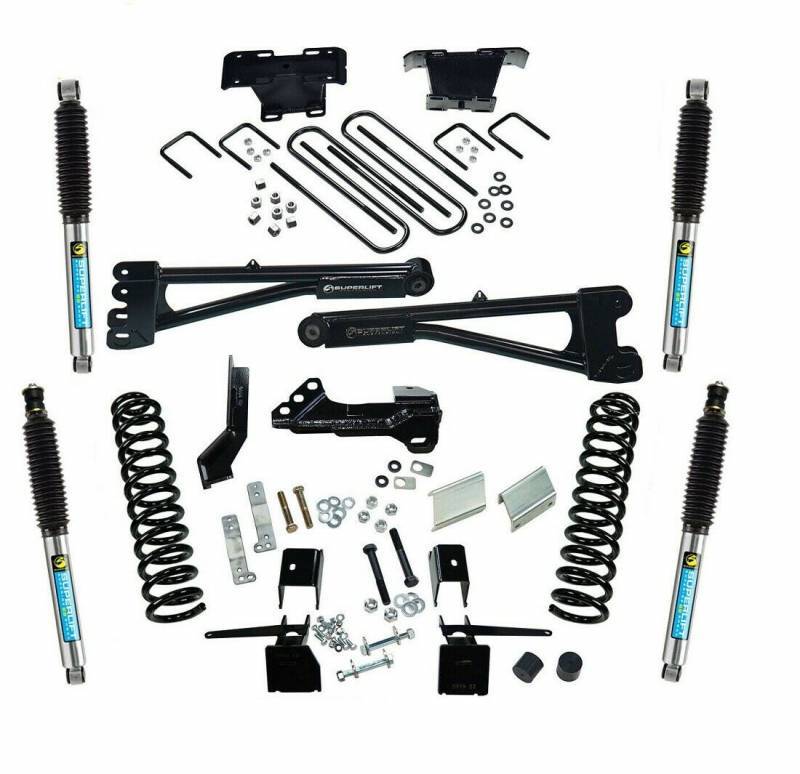 SUPERLIFT 2017-2022 Ford F-250 F-350 Super Duty 4WD Diesel with Bilstein Shocks Radius Arm Suspension Lift Kit 4" K165B