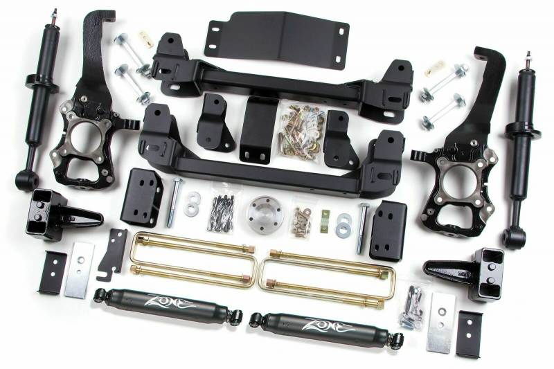 Zone OffRoad 2009-2012 Ford F150 4WD 6in Suspension System With Free Boot Protectors ZONF10N