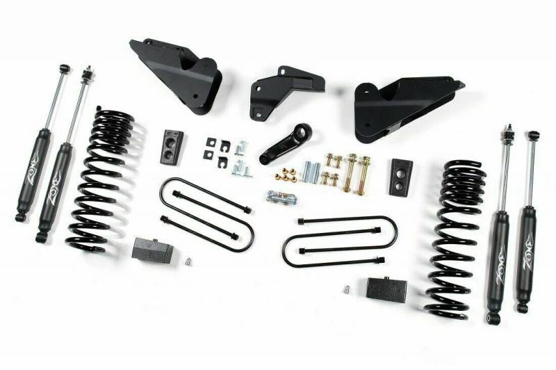 Zone OffRoad 2013-2018 Dodge Ram 3500 GAS 4in Suspension Lift Kit System With Free Boot Protectors ZOND64N