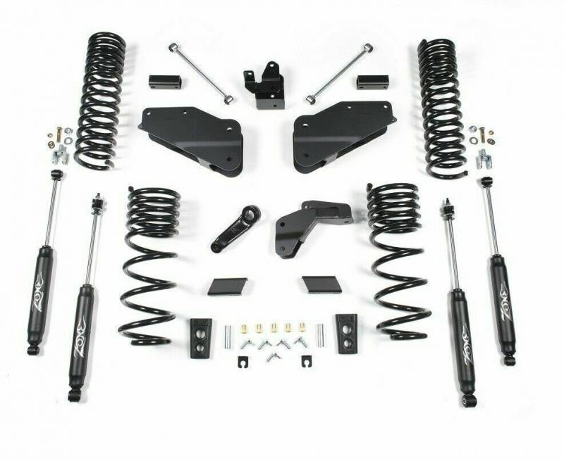 Zone OffRoad 2014-2018 Dodge Ram 2500 4WD GAS 5.5in Suspension Lift System With Free Boot Protectors ZOND68N