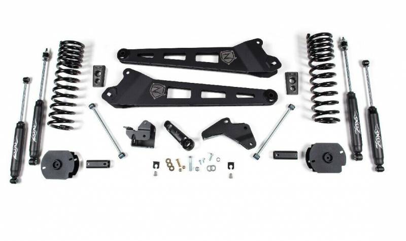 Zone OffRoad 2014-2018 Dodge Ram 2500 DIESEL 4.5in Radius Arm Suspension System With Free Boot Protectors ZOND55N