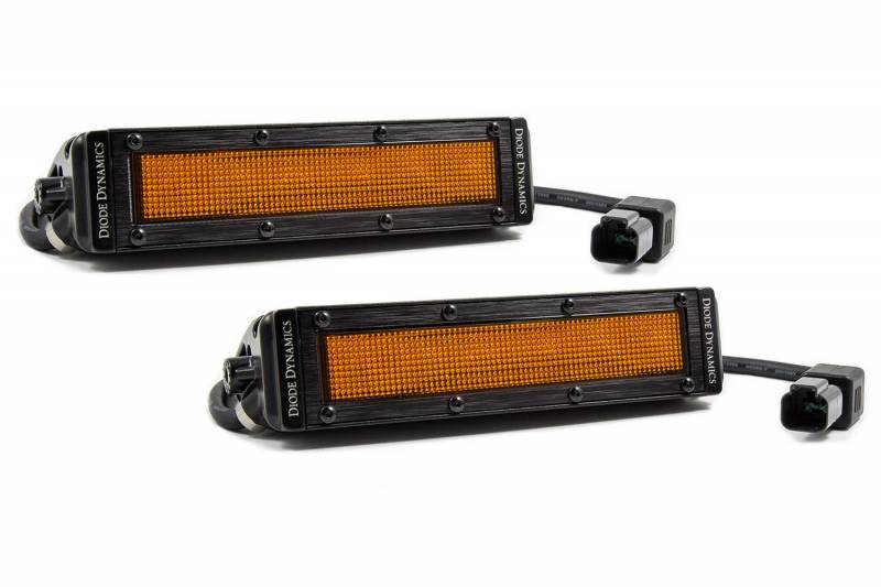 Diode Dynamics Stage Series 6" SAE DOT Amber Light Bar Pair DD6040P