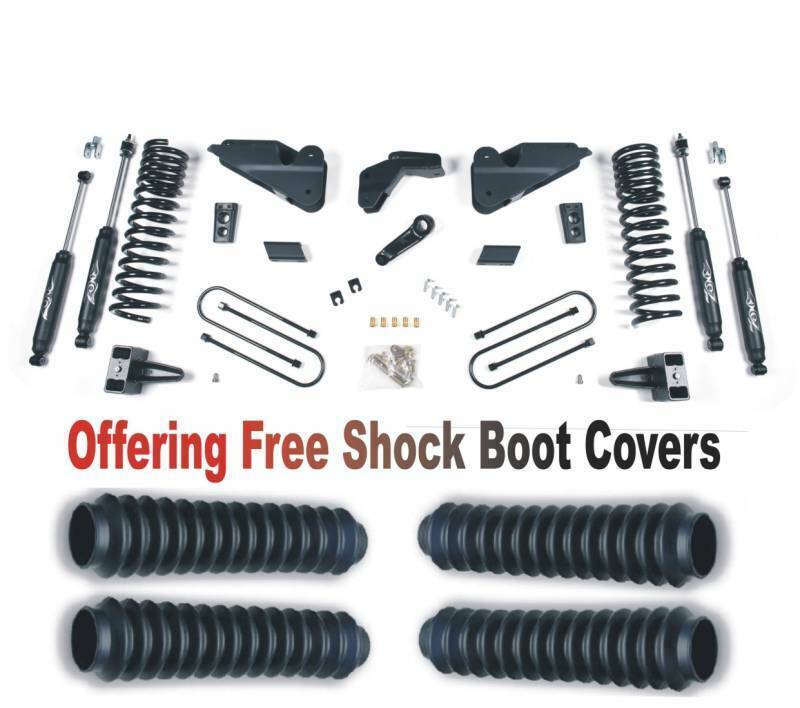 Zone OffRoad 2013-2018 Dodge Ram 3500 DIESEL 6.5in Suspension System With Free Shock Boot Covers ZOND52N