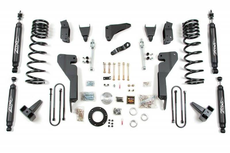 Zone OffRoad 2009-2013 Dodge Ram 2500 8in Suspension System Diesel With Free Boot Protectors ZOND36N
