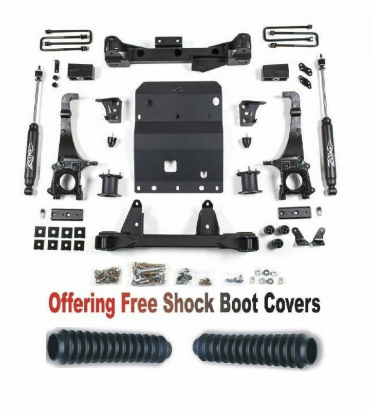 Zone OffRoad 2016-2020 Toyota Tacoma 4in Front 3in Rear Lift Kit with Nitro Shocks and Free Boot Protectors ZONT8N
