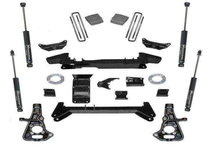 SUPERLIFT 4WD Knuckle Kit with SL Shocks Lift Kit 6" K860