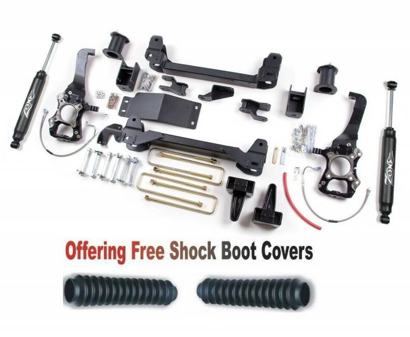 Zone OffRoad 2004-2008 Ford F150 6in Suspension System With Free Boot Protectors ZONF7N