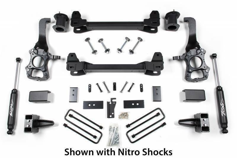 Zone OffRoad 2014 Ford F150 2WD 6in Suspension System With Free Boot Protectors ZONF43N