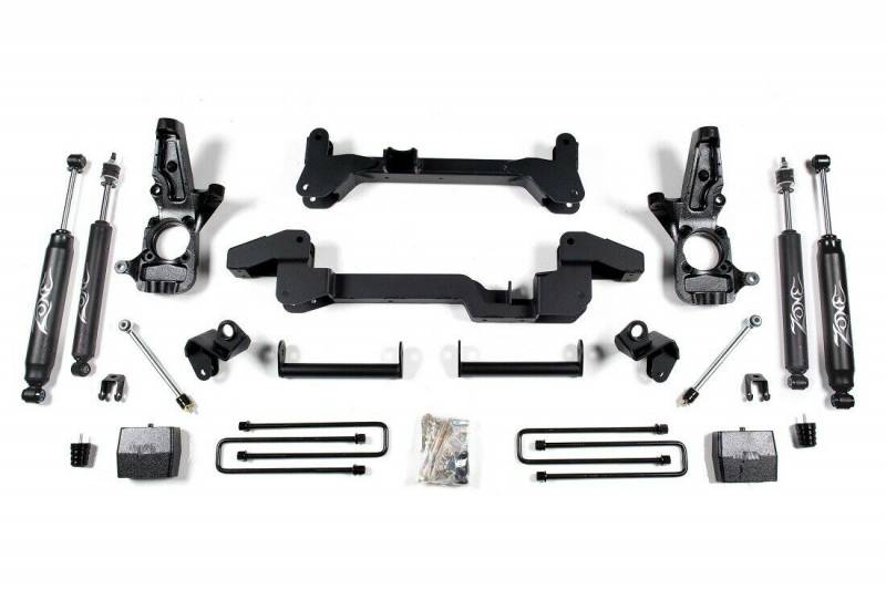 Zone OffRoad 2001-2010 Chevrolet GMC Heavy Duty 6in Suspension System With Free Boot Protectors ZONC5N
