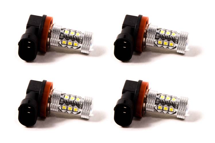 Diode Dynamics 2016-2017 Nissan Maxima H11 XP80 LED Cool White Set of 4 Universal DD0165Q