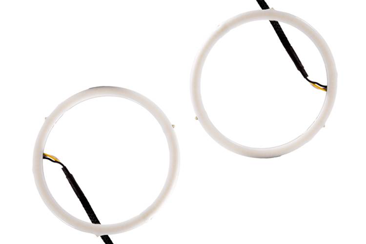 Diode Dynamics 2010-2014 Subaru Outback Halo Lights LED 120mm Amber Pair Universal DD2029