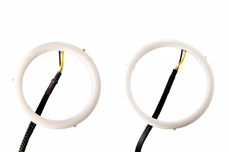 Diode Dynamics 2003-2008 Hyundai Tiburon Halo Lights LED 80mm 100mm Blue Pair Universal DD2153
