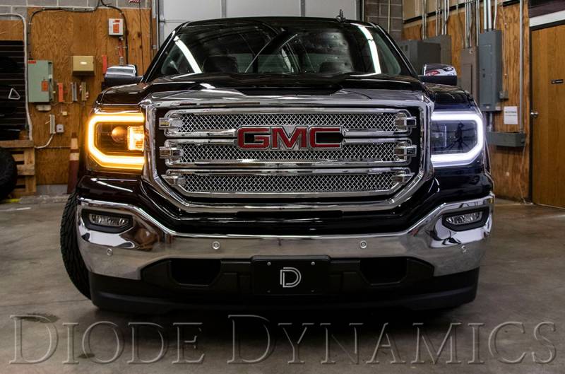 Diode Dynamics 2016-2018 GMC Sierra 1500 LED Halos Switchback DD2177