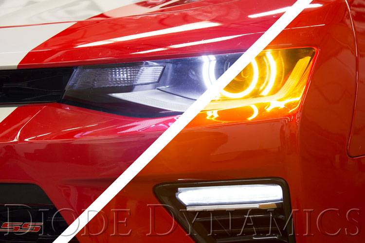 Diode Dynamics 2016-2018 Chevrolet Camaro Premium Switchback LED Halos DD2218