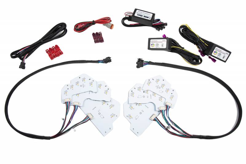 Diode Dynamics 2018-2021 Ford Mustang RGBWA DRL LED Boards UDSM DD2243