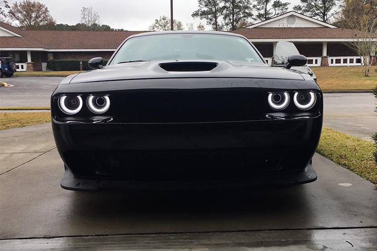 Diode Dynamics 2015-2019 Dodge Challenger Halo Lights LED 120mm Blue Four Universal DD2247