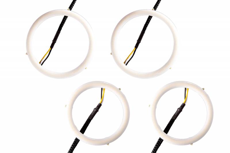 Diode Dynamics 1997-1998 Toyota Supra Halo Lights LED 70mm 90mm Amber Four Universal DD2261