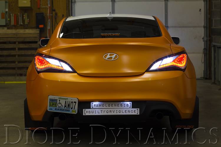 Diode Dynamics Hyundai Genesis Coupe Tail as Turn Kit With Backup Stage 2 DD3054