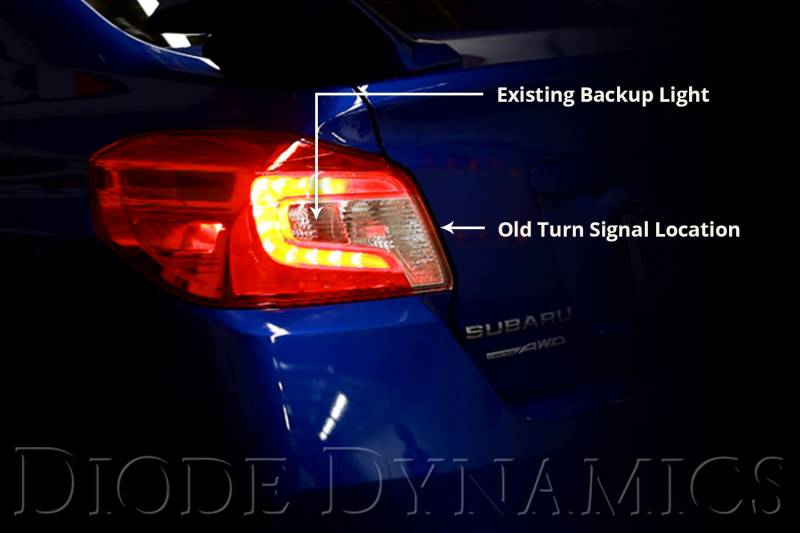 Diode Dynamics 20152021 Subaru WRX Tail as Turn Kit With Backup Stage