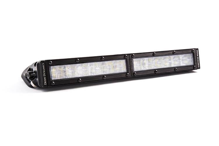 Diode Dynamics 12 Inch LED Light Bar Single Row Straight Clear Wide Each Stage Series Universal DD5023S