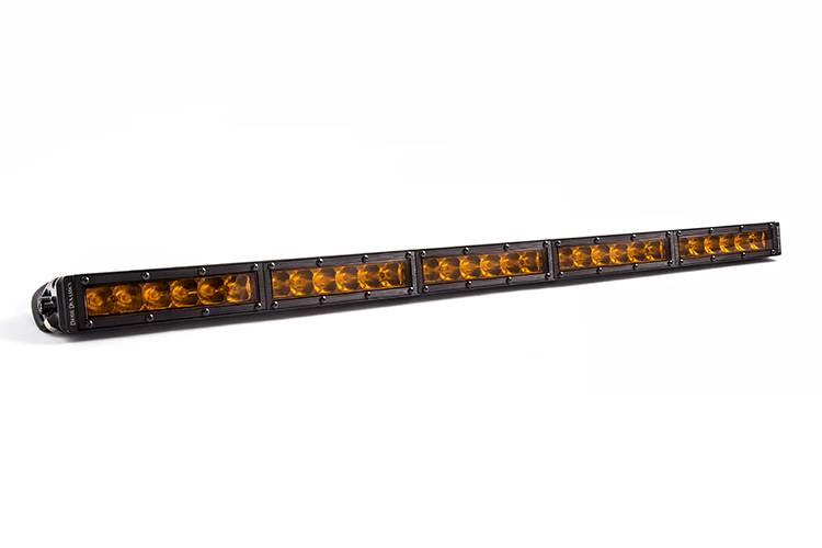 Diode Dynamics 30 Inch LED Light Bar Single Row Straight Amber Driving Each Stage Series Universal DD5040