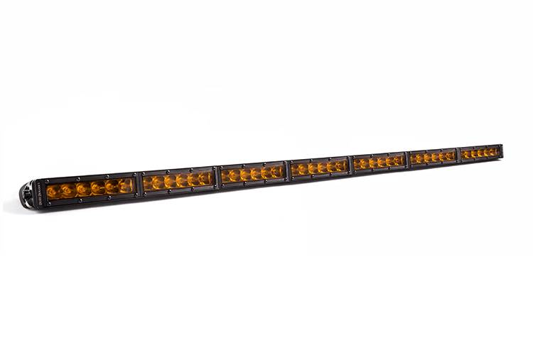Diode Dynamics 42 Inch LED Light Bar Single Row Straight Amber Driving Each Stage Series Universal DD5042