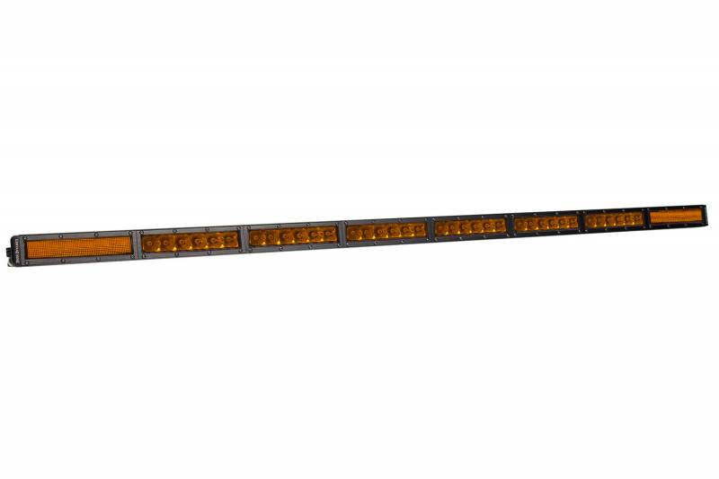 Diode Dynamics 50 Inch LED Light Bar Single Row Straight Amber Combo Each Stage Series Universal DD5057