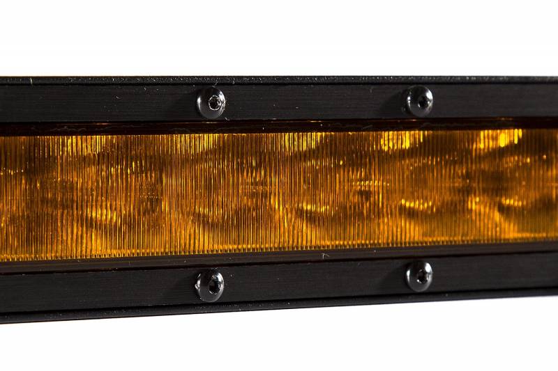 Diode Dynamics 50 Inch LED Light Bar Single Row Straight Amber Combo Each Stage Series Universal DD5057