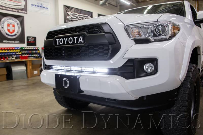 Diode Dynamics 2016-2021 Toyota Tacoma 30 Inch LED Light Bar Kit Stealth Amber Driving DD6073