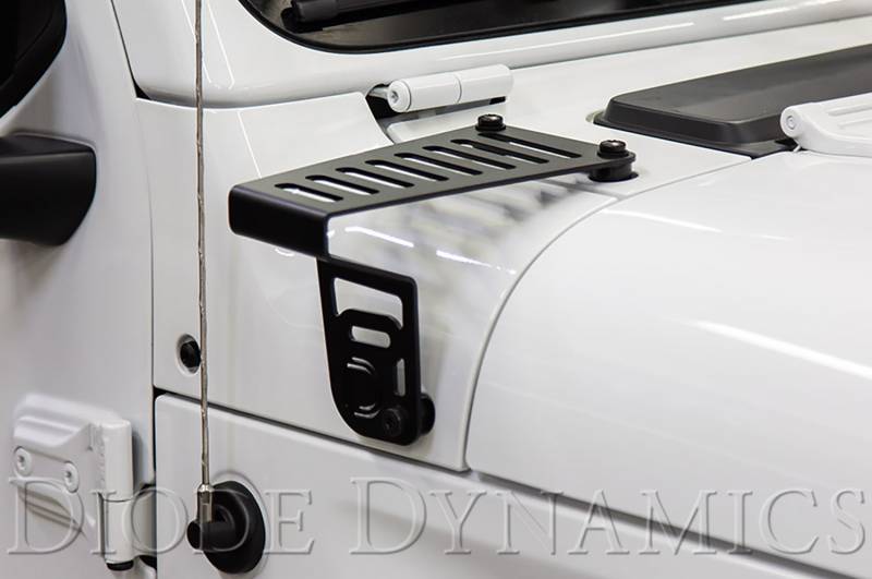 Diode Dynamics 2018-2021 Jeep Wrangler JL Gladiator Cowl Bracket Kit DD6089