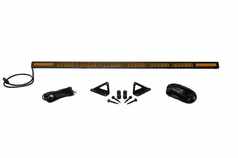 Diode Dynamics 2018-2021 Jeep Wrangler JL Gladiator SS50 Hood LED Kit Amber Combo DD6109
