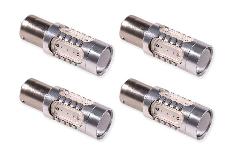 Diode Dynamics 1156 LED Bulb HP11 LED Red Four Universal DD0002Q