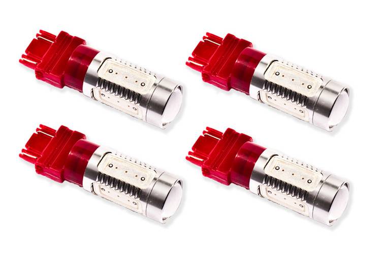 Diode Dynamics 3157 LED Bulb HP11 Red Rear Tail Light Set of 4 DD0051Q