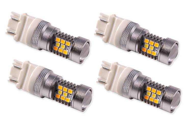 Diode Dynamics 3157 LED Bulb HP24 Dual-Color LED Cool White Set of 4 DD0053Q