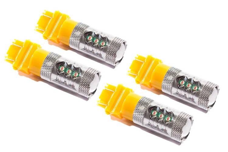 Diode Dynamics 3157 LED Bulb XP80 LED Amber Set of 4 DD0058Q