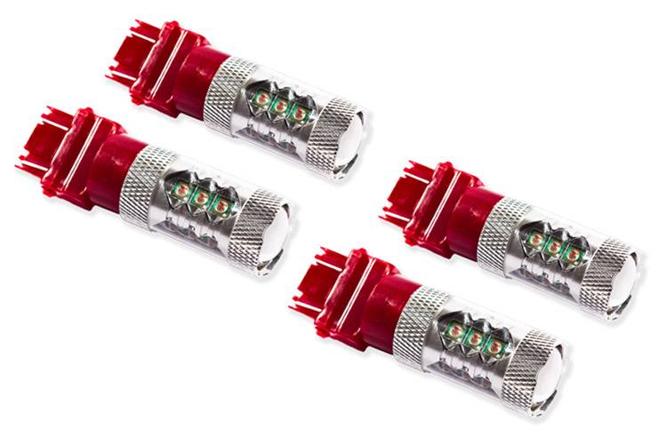 Diode Dynamics Rear Tail Light 3157 LED Bulb XP80 LED Red Set of 4 DD0059Q