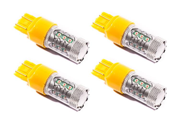 Diode Dynamics 7443 LED Bulb XP80 LED Amber Set of 4 Universal DD0114Q