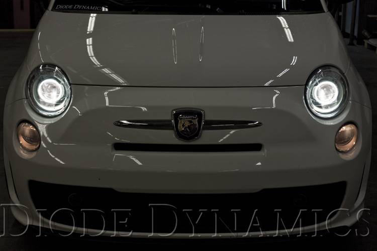 Diode Dynamics Halo Lights LED 90mm Red Pair Universal DD2050