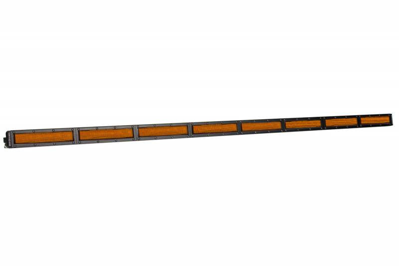 Diode Dynamics 50 Inch LED Light Bar Single Row Straight Amber Flood Each Stage Series Universal DD6047