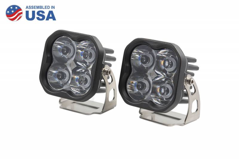 Diode Dynamics Worklight SS3 Pro White Spot Standard Pair Universal DD6131P