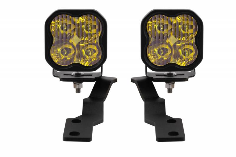 Diode Dynamics 2016-2021 Toyota Tacoma Ditch Light Kit SS3 LED Sport Yellow Driving DD6373