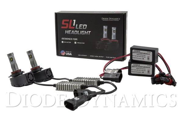 Diode Dynamics 2011-2015 Chrysler 200 2014-2015 Jeep Cherokee 9012 SL1 LED Pair with AntiFlicker Modules DD0410P
