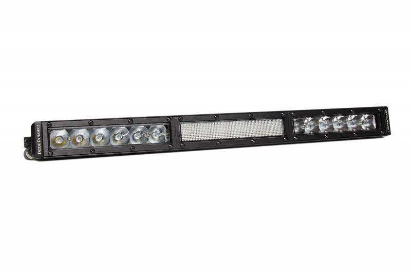 Diode Dynamics 18 Inch LED Light Bar Single Row Straight Clear Combo Each Stage Series DD5030